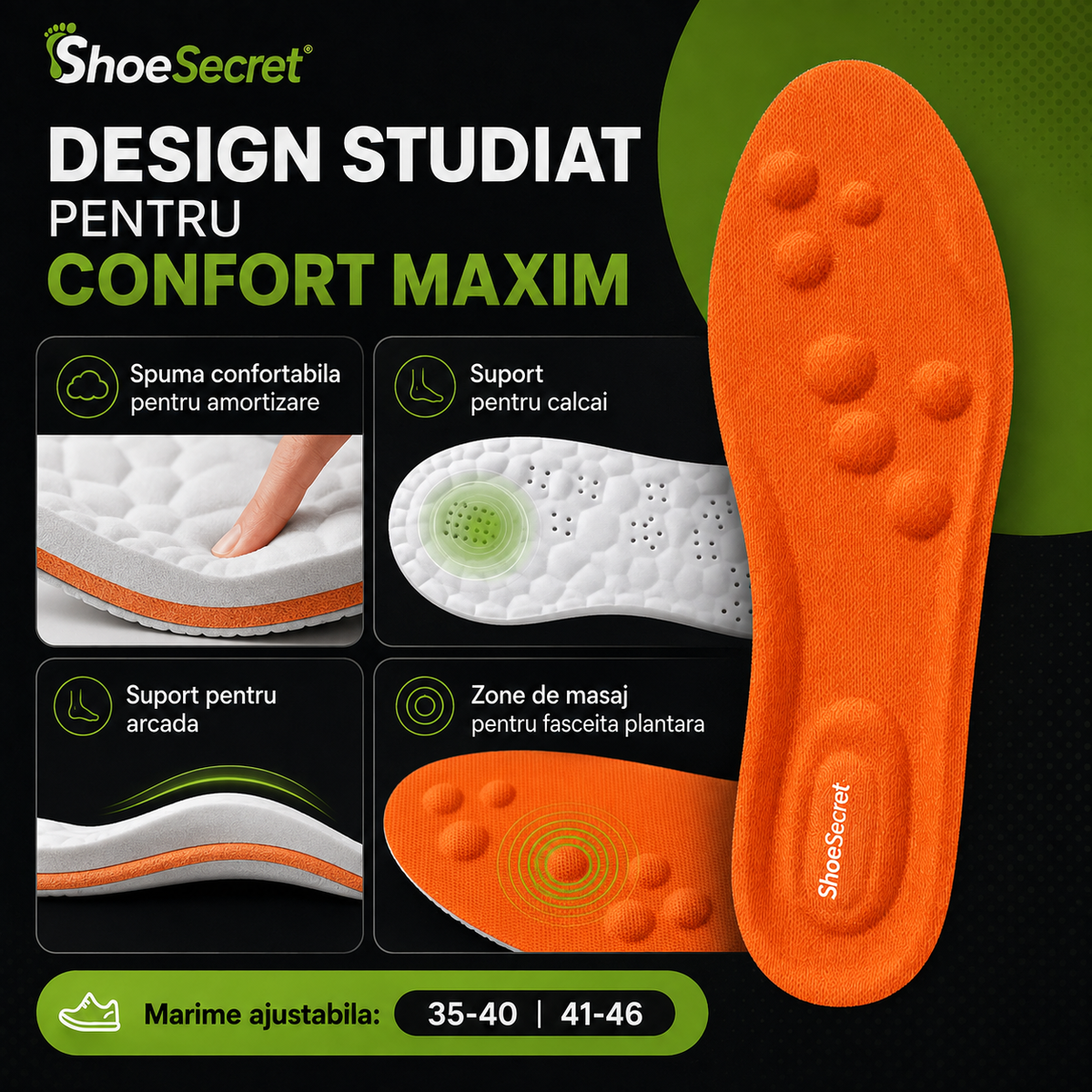 Tălpici Magici ShoeSecret™
