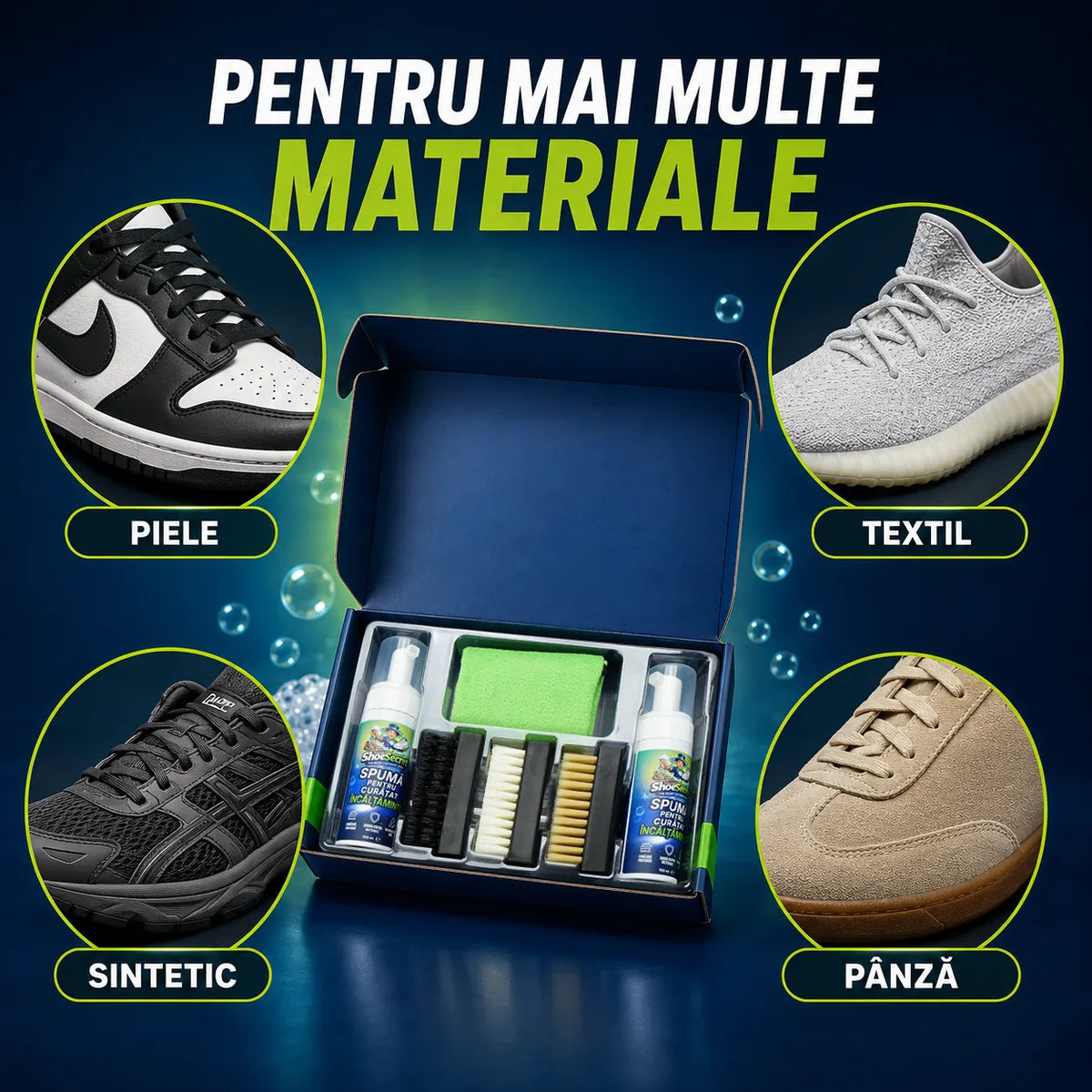 Kit Premium ShoeSecret™ pentru curățarea încălțămintei