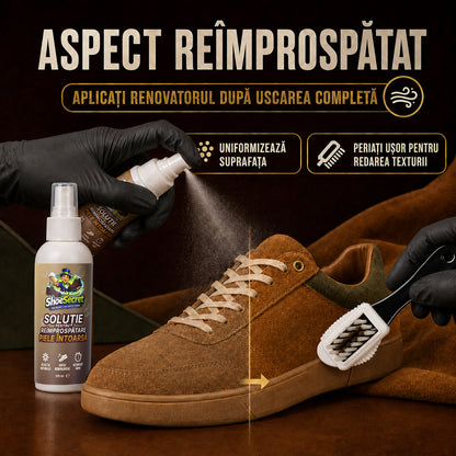 Kit Premium ShoeSecret™ pentru întreținerea articolelor din piele întoarsă
