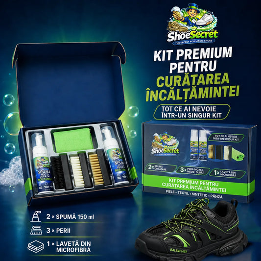 Kit Premium ShoeSecret™ pentru curățarea încălțămintei