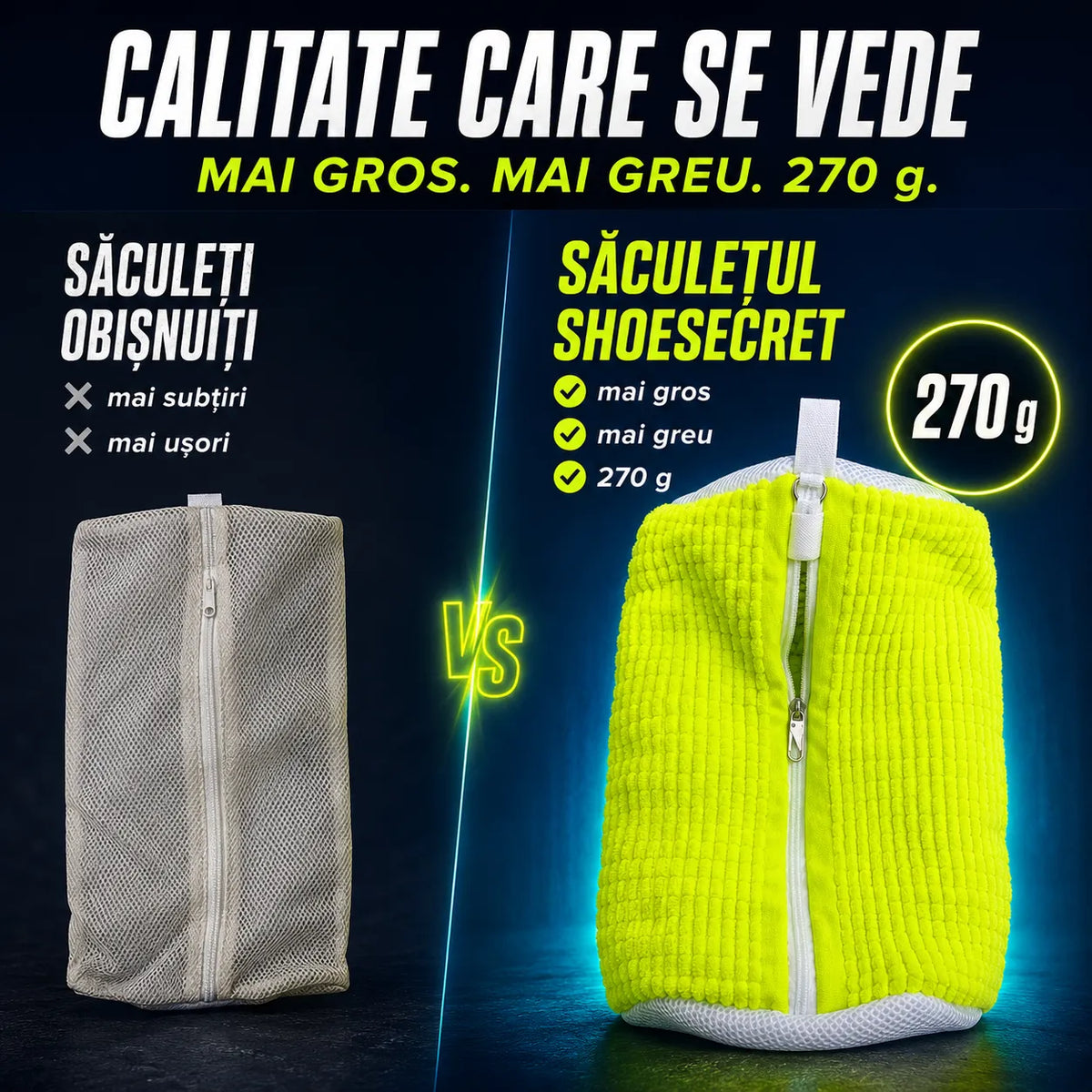 Set 2 Săculeți Spălare Încălțăminte ShoeSecret™