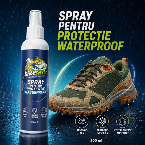 Spray Protecție Waterproof ShoeSecret™ pentru încălțăminte și diverse materiale