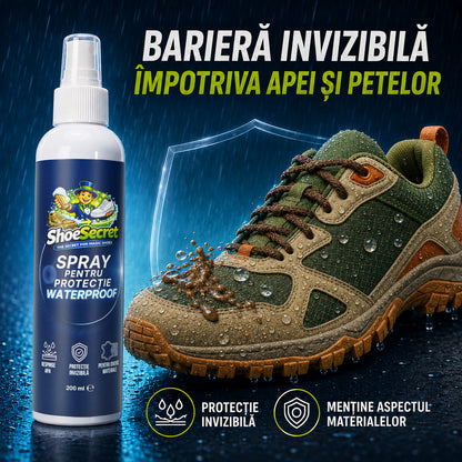 Spray Protecție Waterproof ShoeSecret™ pentru încălțăminte și diverse materiale