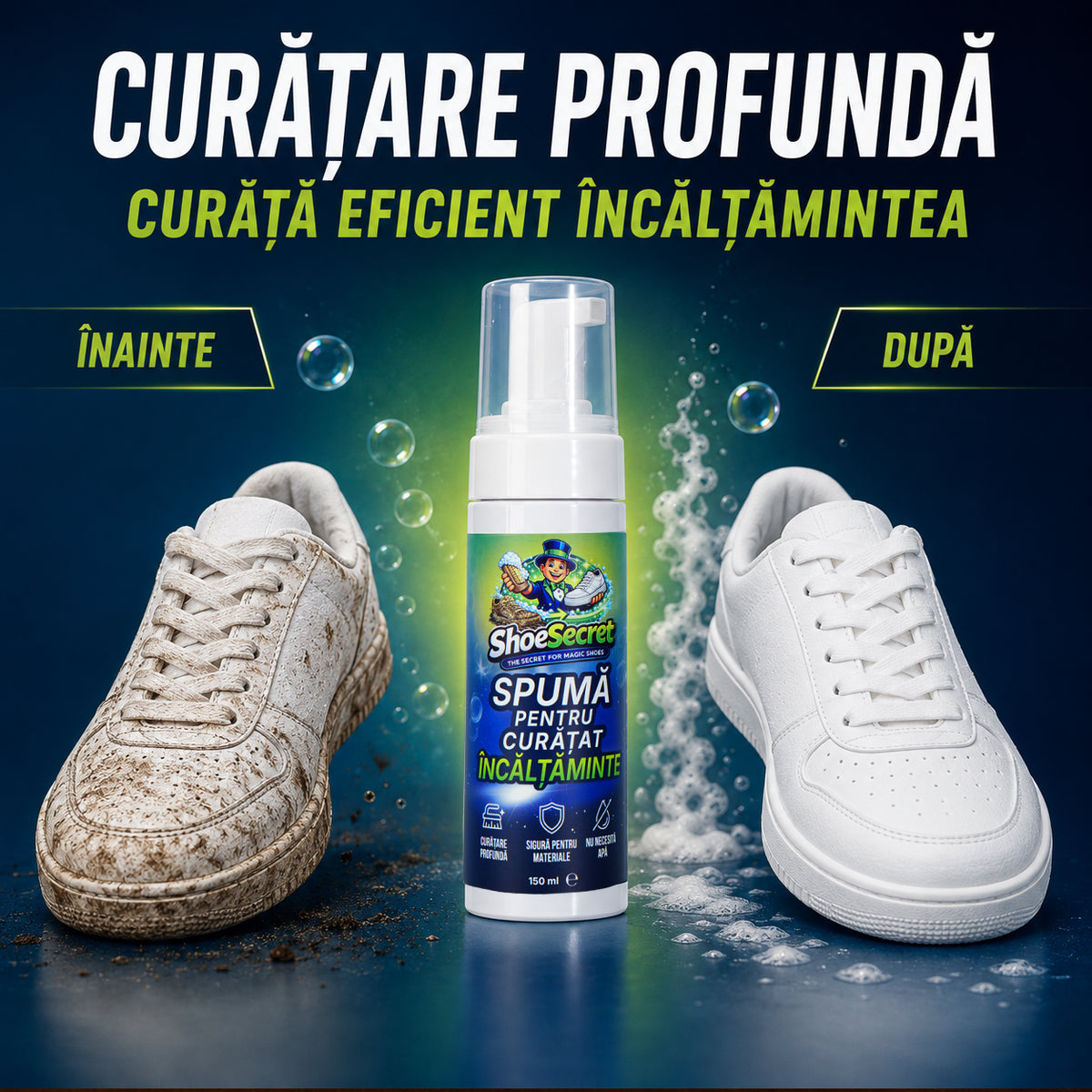 Spumă pentru Curățat Încălțăminte ShoeSecret™